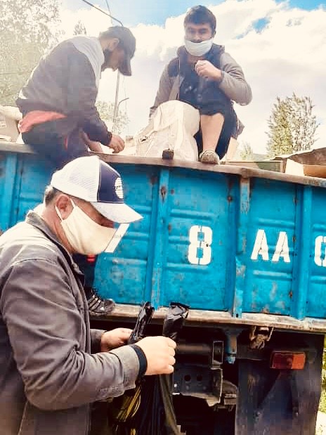 Food distribution in Khorog